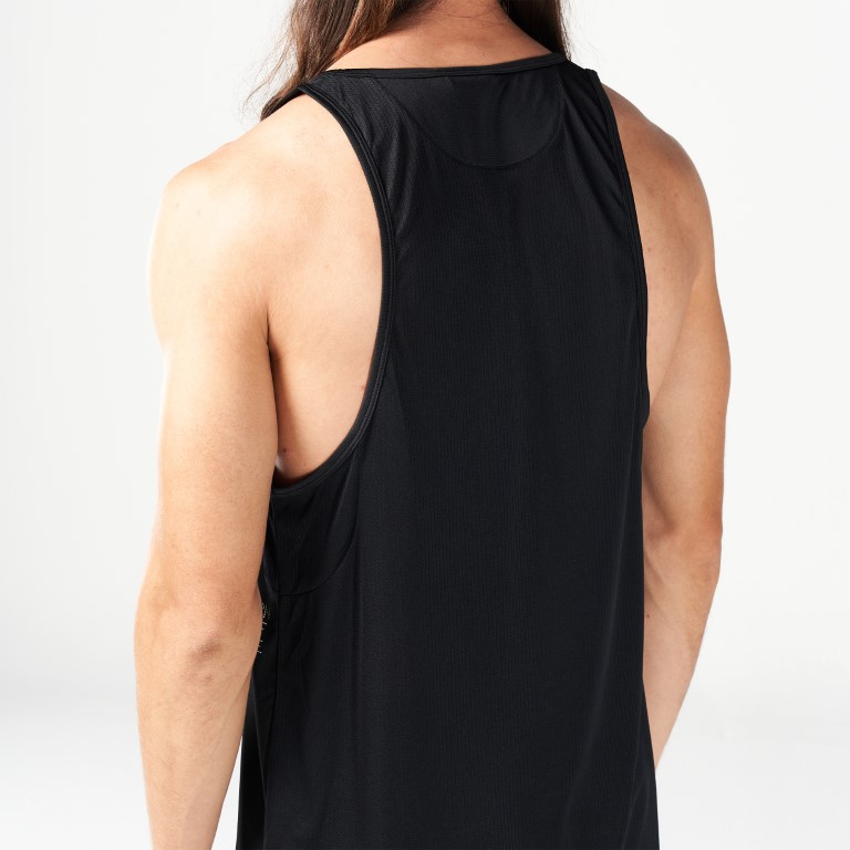 Code Mesh Back Urban Tank - Black
